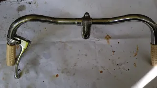 Manillar y potencia bicicleta clásica