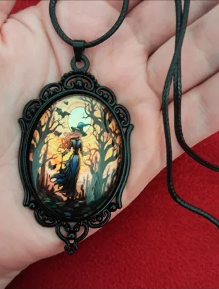 Collar Gótico Bruja del Pantano