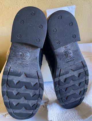 Stivaletti OXS Pelle/Nylon Neri con Lacci