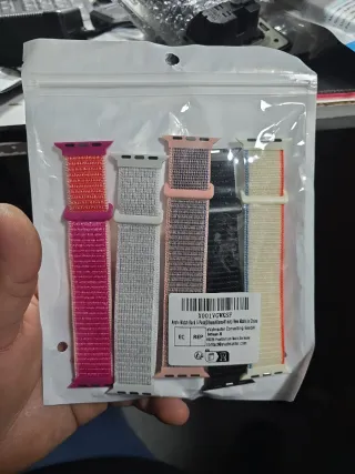 5 Correas Tela Apple Watch 38-40mm