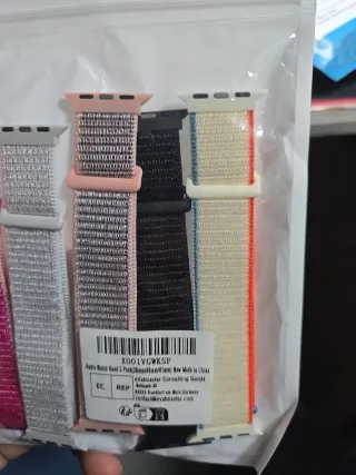 5 Correas Tela Apple Watch 38-40mm