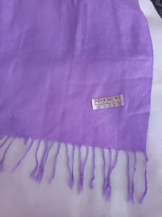 Pashmina y foulard rosa-rosa pálido