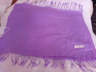 Pashmina y foulard rosa-rosa pálido