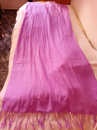 Pashmina y foulard rosa-rosa pálido