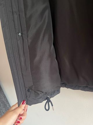 Chaleco Zara Acolchado Negro/ Talla L-Xl