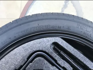 Rueda de repuesto coche tipo galleta 115/70R16