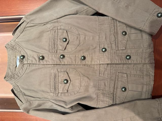 Cazadora mujer beige/marrón