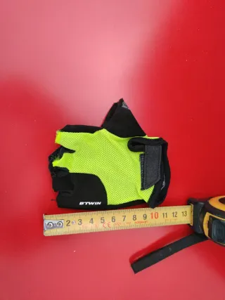 *Guantes Ciclismo Niño Btwin Amarillo/Negro