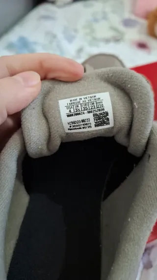 Reebok CL Nylon Beige/Grigio Scarpe