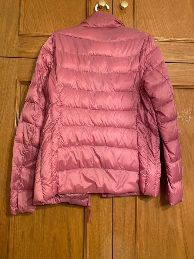 Chaqueta Uniqlo Plumas Rosa Talla M