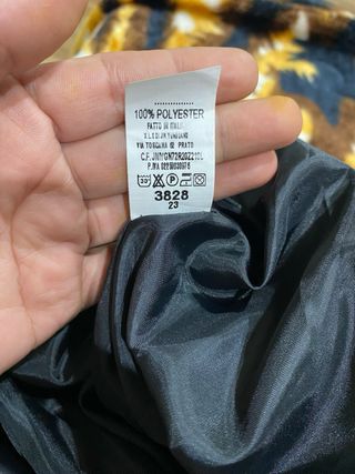 Abrigo negro doble botonadura