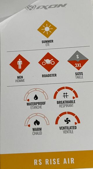 Guantes Moto Ixon RS Rise Air Negros