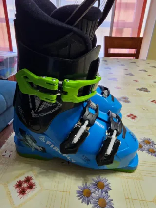 Botas de esquí azules número 34