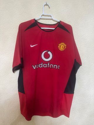 Camiseta Manchester United 2002 Nike Roja