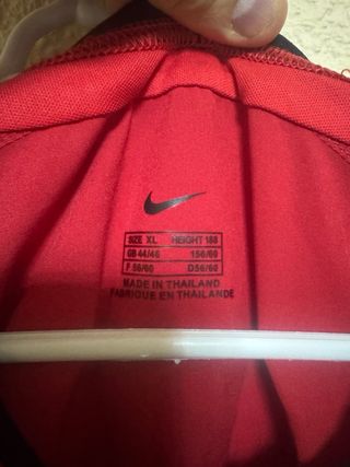 Camiseta Manchester United 2002 Nike Roja