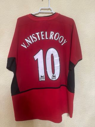 Camiseta Manchester United 2002 Nike Roja