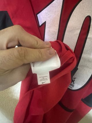 Camiseta Manchester United 2002 Nike Roja