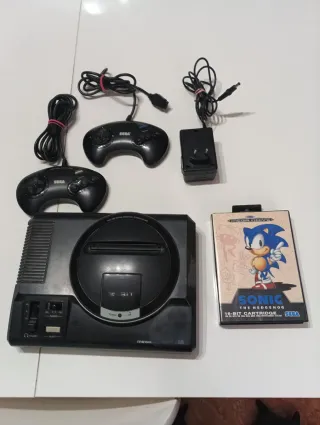Console Sega Mega Drive Nera + Sonic