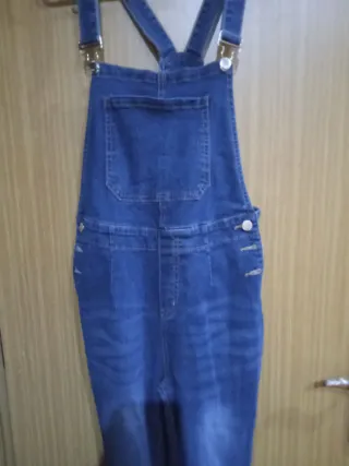 Peto vaquero azul talla M