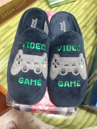 Pantuflas COTTON JUICE Video Game Talla M
