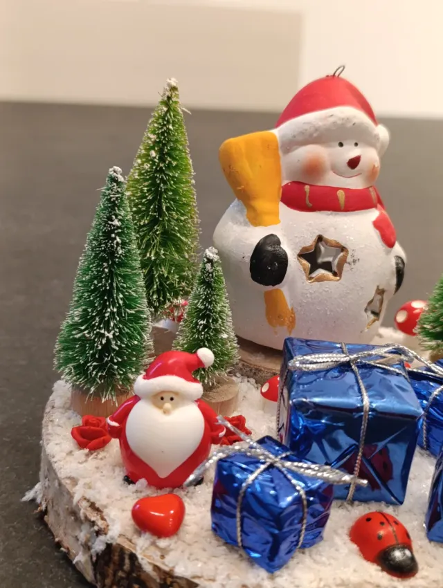 Lanterna Pupazzo Neve Decorazioni Natalizie