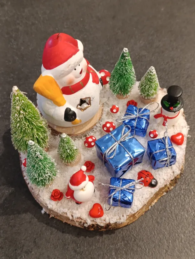 Lanterna Pupazzo Neve Decorazioni Natalizie