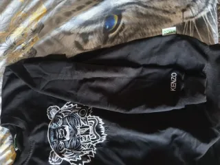 Sudadera Kenzo Negra con Tigre Bordado