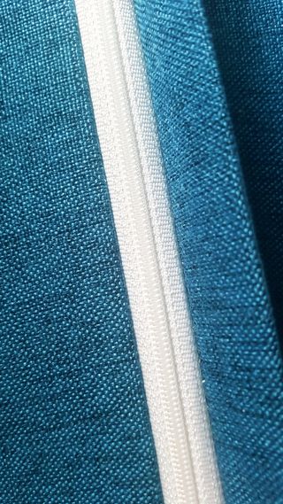 Puf pera XXL desenfundable azul