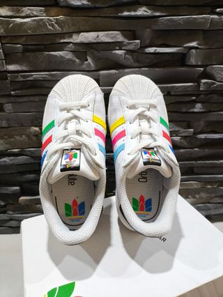 Adidas Superstar Scarpe Bambino Taglia 27