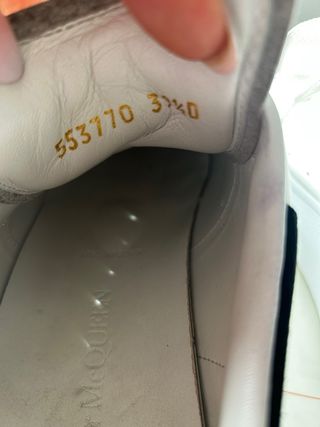 Alexander McQueen Sneakers Bianche Nere