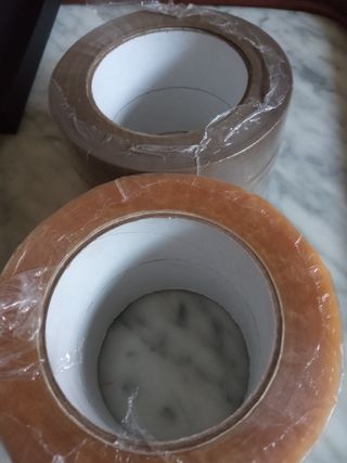 Precinto Adhesivo Marrón (2 Rollos)