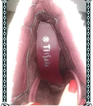 Stivaletti caldi bordeaux