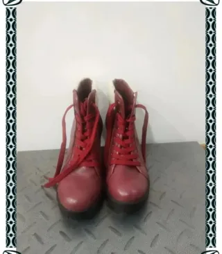 Stivaletti caldi bordeaux