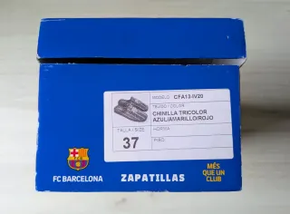 Zapatillas FC Barcelona Talla 37