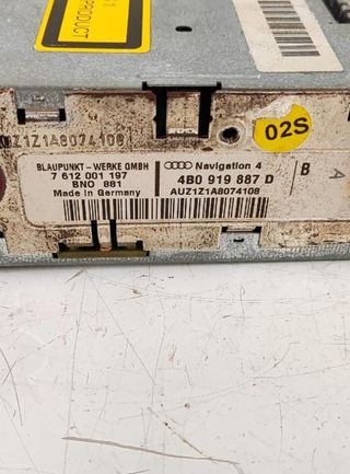 4b0919887d sistema navegación audi tt 1.8 t 288238