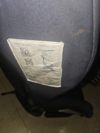 Silla de coche negra