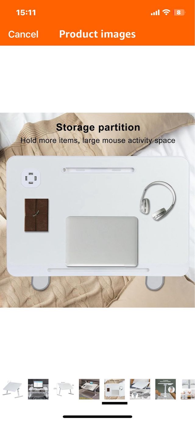 Tavolo pieghevole portatile per laptop