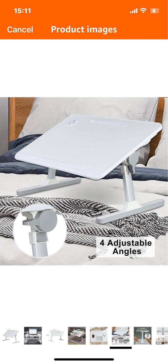 Tavolo pieghevole portatile per laptop