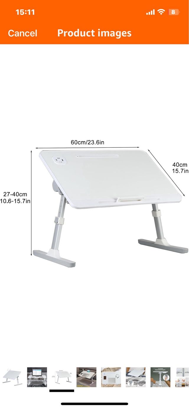 Tavolo pieghevole portatile per laptop