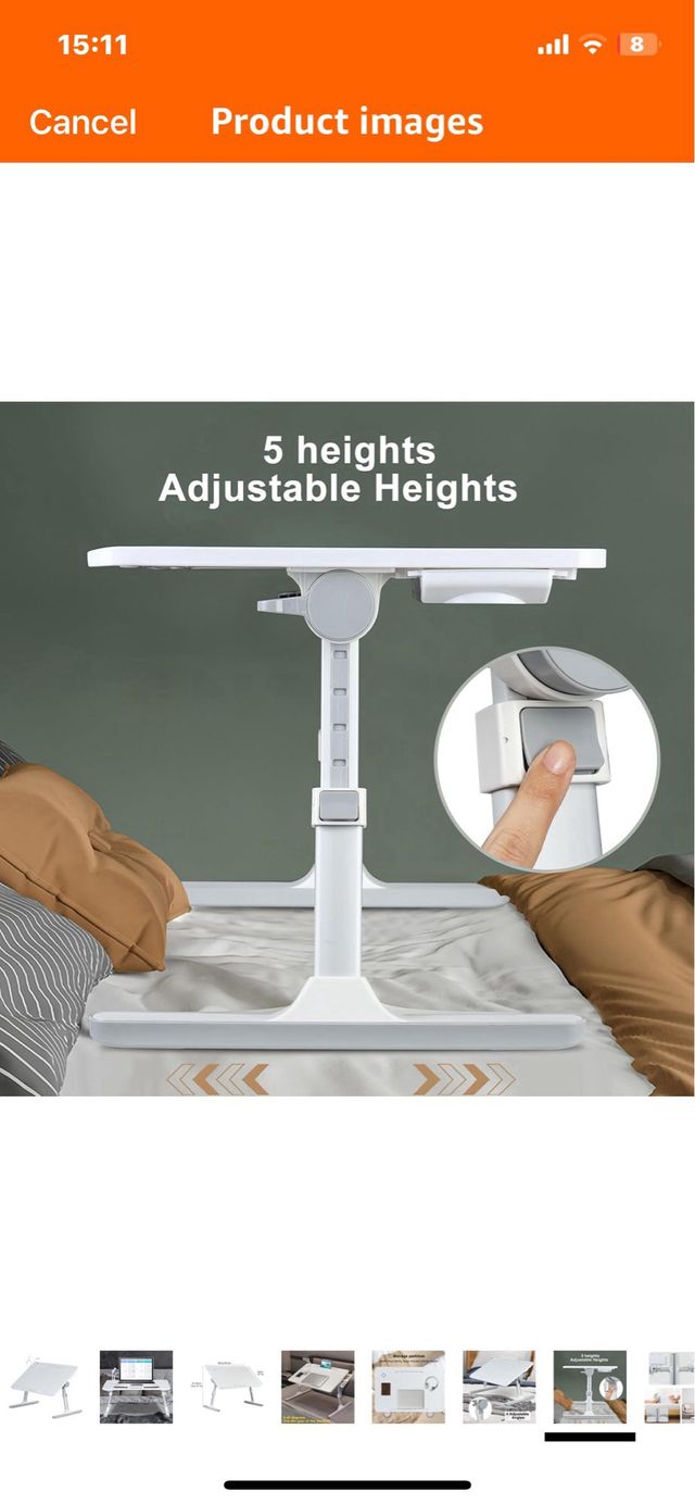 Tavolo pieghevole portatile per laptop