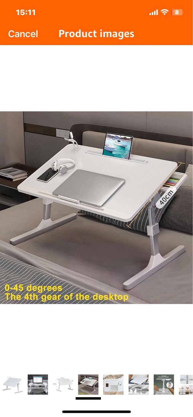 Tavolo pieghevole portatile per laptop