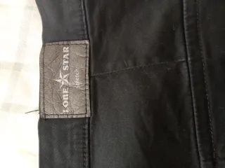Pantalón cargo negro mujer