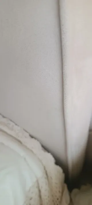 Cabecero Cama 150cm Beige/Blanco Nuevo hasta suelo