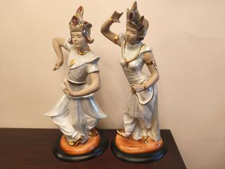 Figuras de porcelana Geishas