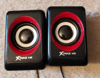 Altoparlanti Xtrike Me Neri e Rossi