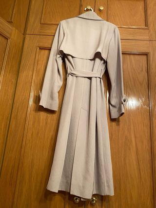 Gabardina Massimo Dutti Beige
