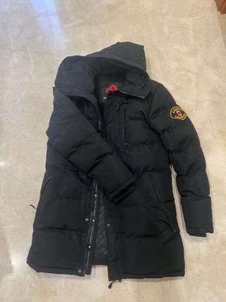 Abrigo Zavetti Canada Largo Negro