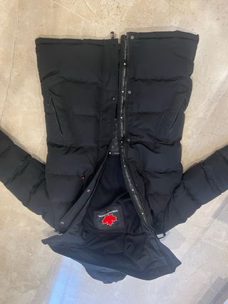 Abrigo Zavetti Canada Largo Negro