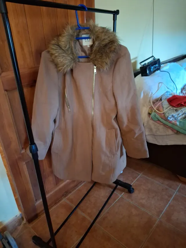 Abrigo TT Milano Beige Talla M