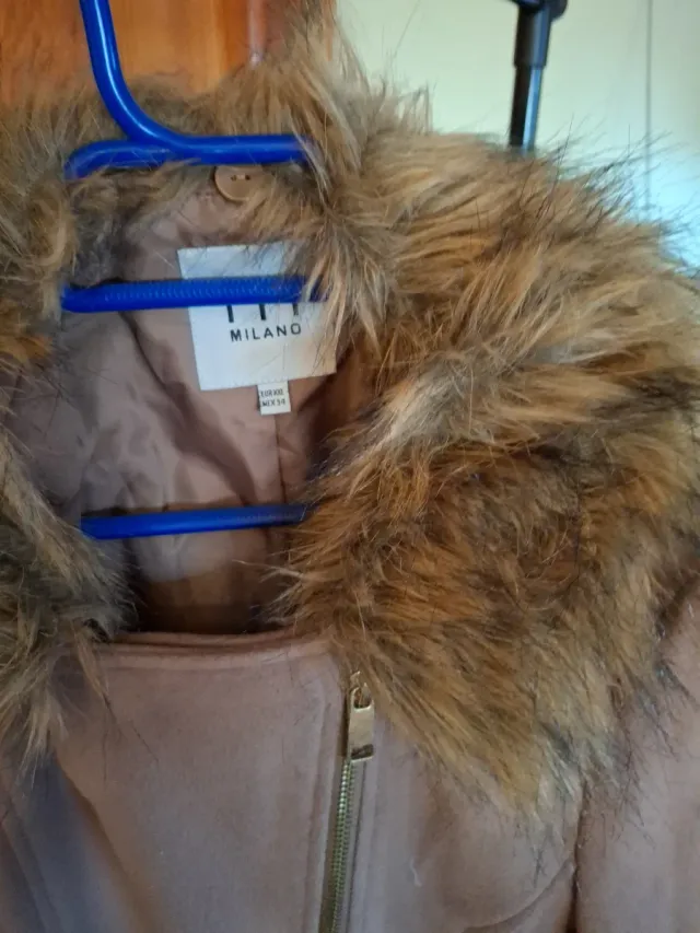 Abrigo TT Milano Beige Talla M